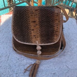 Like new cute 70s snake crossbody bag